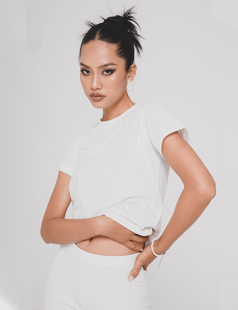 Áo Thun Nữ Cropped Cotton Shamdi