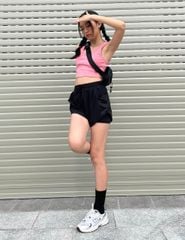 Áo Croptop Tank Nữ Shamdi Active Ribbed