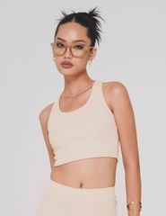 Áo Croptop Tank Nữ Shamdi Active Ribbed
