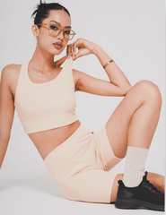 Quần Thể Thao Nữ Ribbed Biker Shamdi