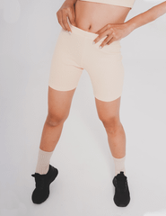 QUẦN NGỐ NỮ - RIBBED BIKER SHORT