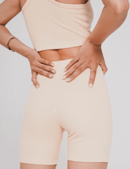 Quần Thể Thao Nữ Ribbed Biker Shamdi