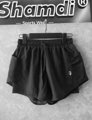 Quần Short Nữ 2 Lớp Stride Layers Shamdi