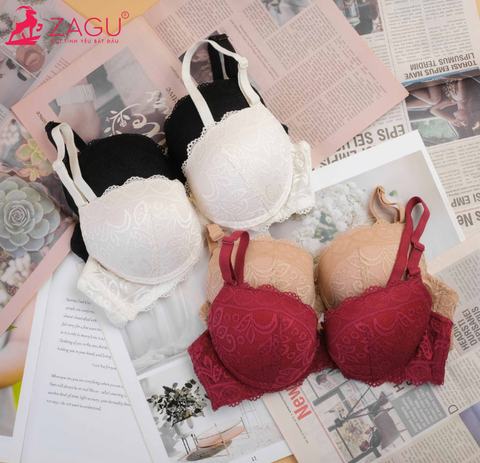  Áo Ngực Push-up Siêu Đẩy Cúp Ren 6101 