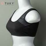  Áo lá nữ Visco phối lưới Tuky 1501 