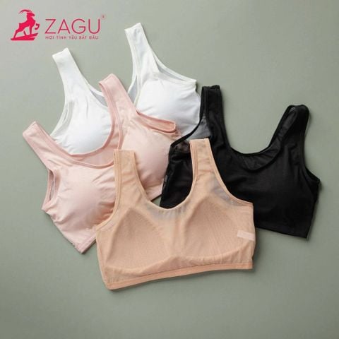  Áo ngực học sinh không gọng mút mỏng Zagu 1817 