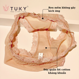  Quần lót nữ tơ voan tàng hình Tuky 911 