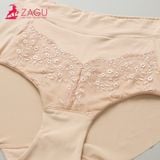  Quần lót nữ thun lạnh phối ren Zagu 626 