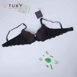  Áo Ngực Trơn Mút Mỏng Lưng Ren 7777 
