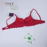  Áo Ngực Trơn Mút Mỏng Lưng Ren 7777 