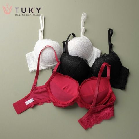  Áo ngực ren không gọng mút dày TUKY 7805 