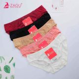  Quần lót nữ thun lạnh phối ren 0104 