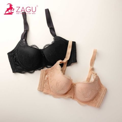  Áo ngực ren bản lưng to mút mỏng ZAGU 3103 