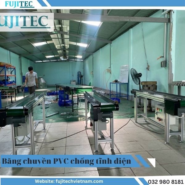  Băng chuyền PVC chống tĩnh điện 