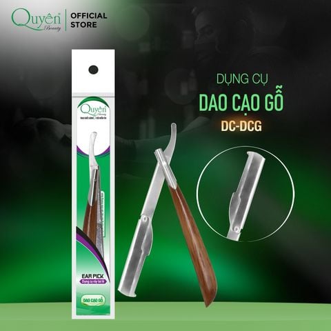  Dao Cạo Râu Gỗ Hương Quyên (Dụng Cụ Ráy Tai) 