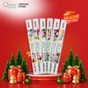  Dũa Giấy Cao Cấp Hoạ Tiết Giáng Sinh Quyên Beauty DGQ-802AM (6 cây / Vỉ) - Hàng New - Top Bán Chạy Mùa Noel 