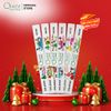  Dũa Giấy Cao Cấp Hoạ Tiết Giáng Sinh Quyên Beauty DGQ-802AM (6 cây / Vỉ) - Hàng New - Top Bán Chạy Mùa Noel 