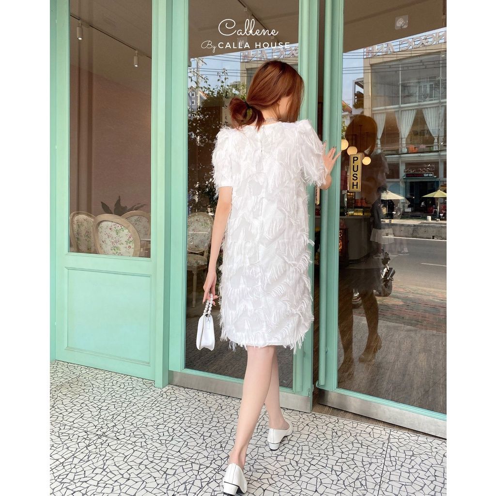 Đầm yếm lông vũ hai màu đính hoa giữa ĐẦM CỔ YẾM LÔNG VŨ ĐẦM váy yếm lông  vũ hở lưng váy cổ yếm lông vũ U9999  Giá Sendo khuyến mãi