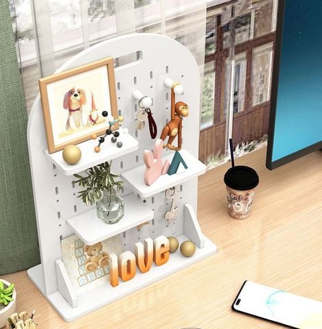 Bảng Pegboard decor phòng hiện đại, tiện lợi để bàn - Nội thất IGA - IG417