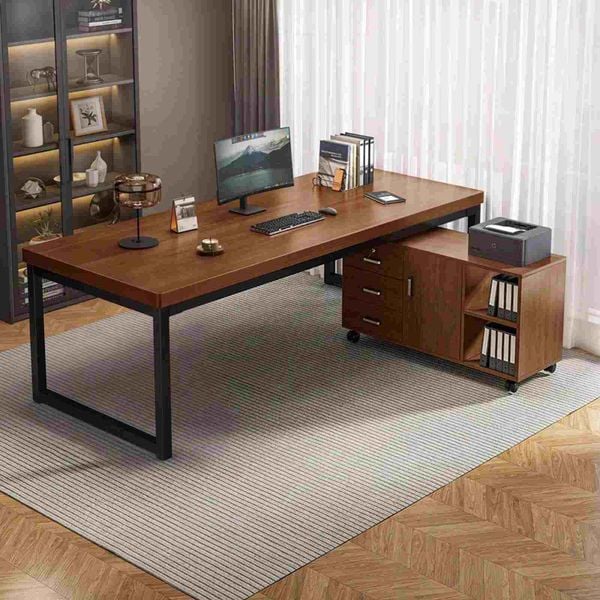 Bàn Làm Việc Thông Minh Kết Hợp Tủ Hồ Sơ Di Động GM190