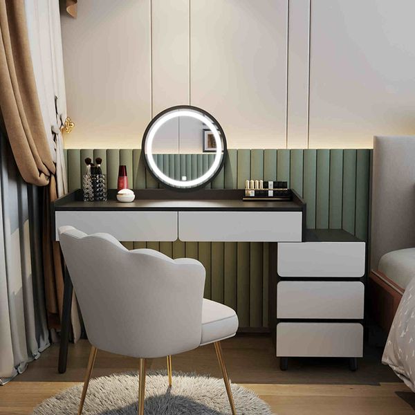 Bàn trang điểm đen trắng phong cách tối giản - GP367