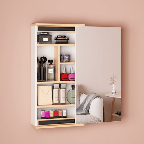 Tủ Gương Treo Tường Bo Góc Cánh Trượt Màu Sắc Trang Nhã - Nội Thất IGA - GP290
