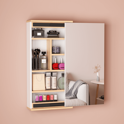 Tủ Gương Treo Tường Bo Góc Cánh Trượt Màu Sắc Trang Nhã - Nội Thất IGA - GP290