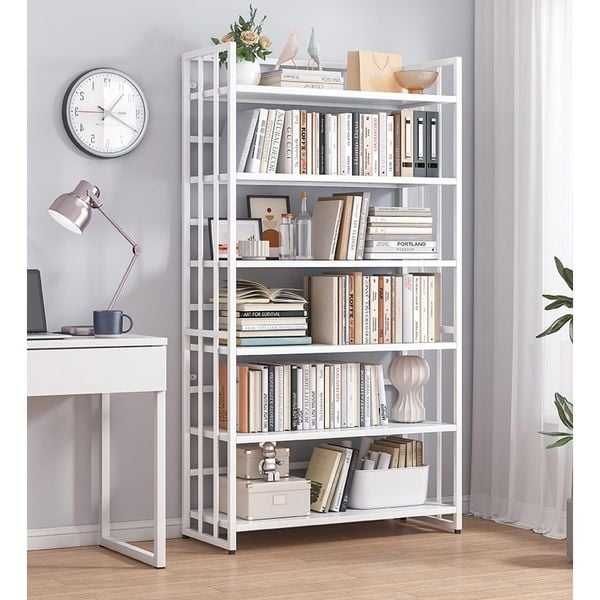 Kệ Sách Hình Thang 4-6 Tầng, Khung Sắt Dày Chống Gỉ - Nội Thất IGA - GM97