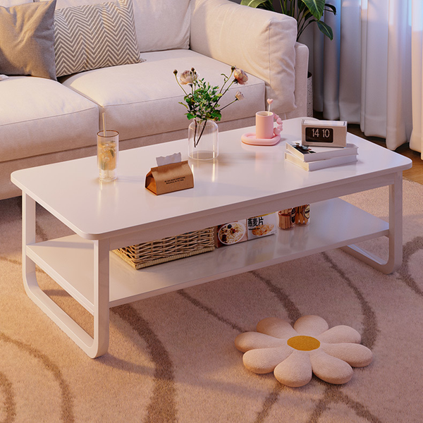 Bàn Trà Sofa Vân Gỗ Thiết Kế 2 Tầng Gọn Nhẹ - Nội Thất IGA - GM135