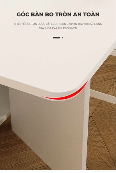 Bàn ăn gấp gọn đa năng thông minh màu trắng - GM202