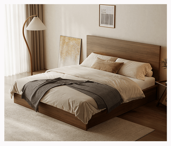 Giường đôi pallet gỗ thiết kế hiện đại, đa dạng kích thước - Nội thất IGA - GP340