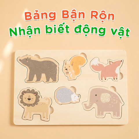 Bộ Đồ Chơi Trí Tuệ Nhận Biết Động Vật - Nội Thất IGA - Toy08
