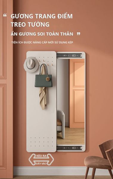 Gương Trượt Treo Tường Bo Góc Sang Trọng - Nội Thất IGA - GP263