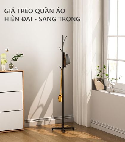 Cây Treo Quần Áo Móc Chéo Kim Loại 3 Chiều - Nội Thất IGA - GM93.22 - Hết hàng