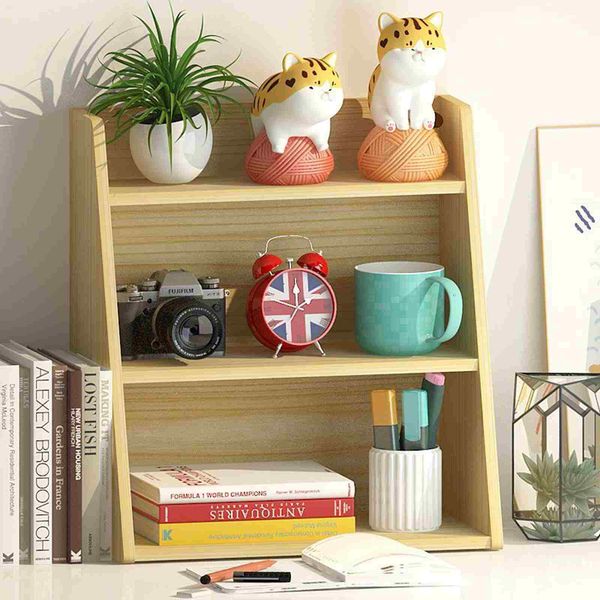 Kệ để bàn décor vân gỗ/óc chó - GA20