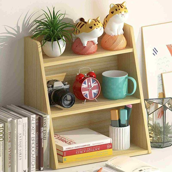 Kệ để bàn décor vân gỗ/óc chó - GA20