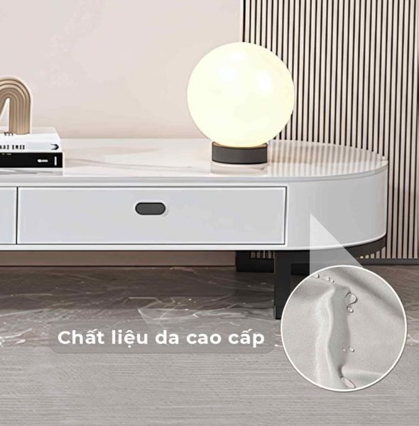 Kệ tivi bọc da khung sắt - GM152