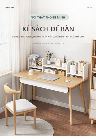 Kệ Sách Để Bàn Bo Tròn Tinh Tế - Nội Thất IGA - GP261