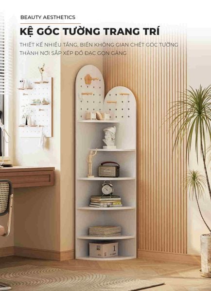 Kệ đa năng dựng góc tường - GP377