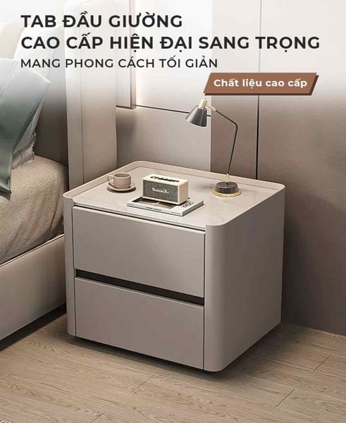 Tab đầu giường bọc da - GM153
