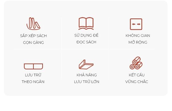 [Giảm giá 60%] Bàn Làm Việc - Học Tích Hợp Kệ Sách Tiện Lợi - Nội Thất IGA - GM161
