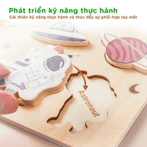 Bảng Đồ Chơi Bận Rộn Khám Phá Vũ Trụ Dành Cho Bé - Nội Thất IGA - Toy06