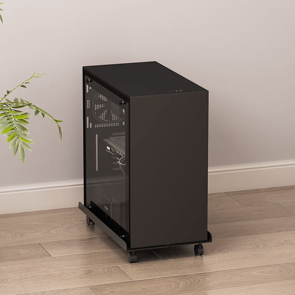 Kệ máy tính, kệ PC di động khung sắt có bánh xe - Nội thất IGA - GM112