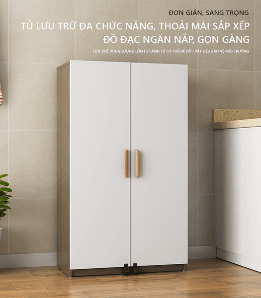 Tủ Gỗ Đa Năng Thiết Kế Thông Minh Lưu Trữ Trong Gia Đình - IGA - GP289