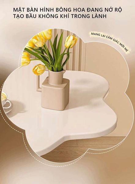 Trang Trí Bàn Trà Họa Tiết Cánh Hoa Đẹp Mắt - Nội Thất IGA - GM111