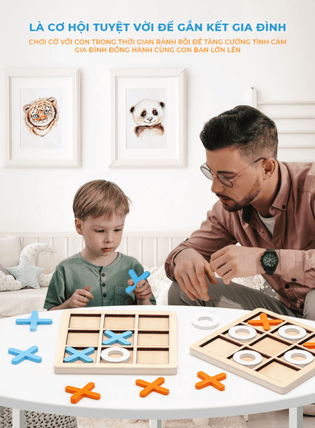 Bảng Đồ Chơi Rèn Luyện Tư Duy Cờ Ca Rô - Toy13 - Hết hàng