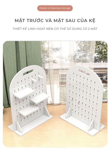 Bảng Pegboard decor phòng hiện đại, tiện lợi để bàn - Nội thất IGA - IG417