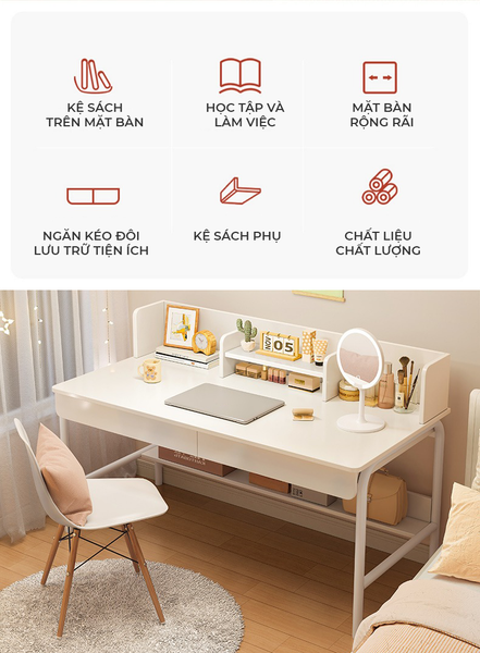 Bàn Làm Việc Đa Năng Có Ngăn Kéo – Nội Thất IGA – GM162