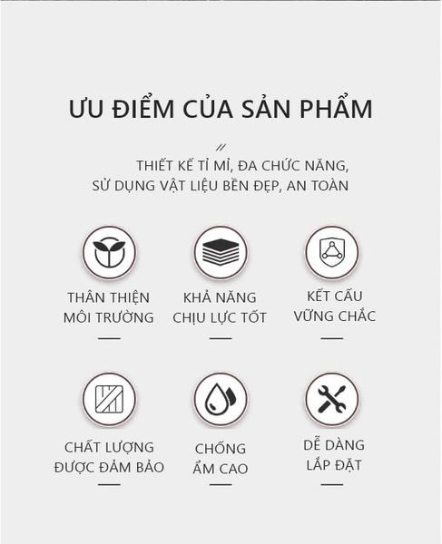 Tủ Gỗ Đa Năng Thiết Kế Thông Minh Lưu Trữ Trong Gia Đình - IGA - GP289