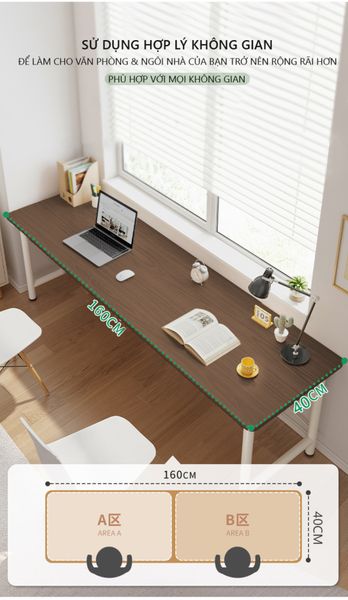 Bàn Làm Việc Chân Sắt Tròn - GM77 - Hết hàng